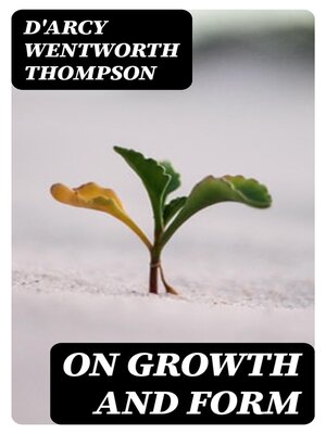cover image of On Growth and Form